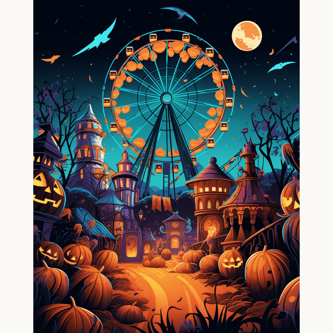 Monster Carnival - Number Artist Paint by Numbers Kits