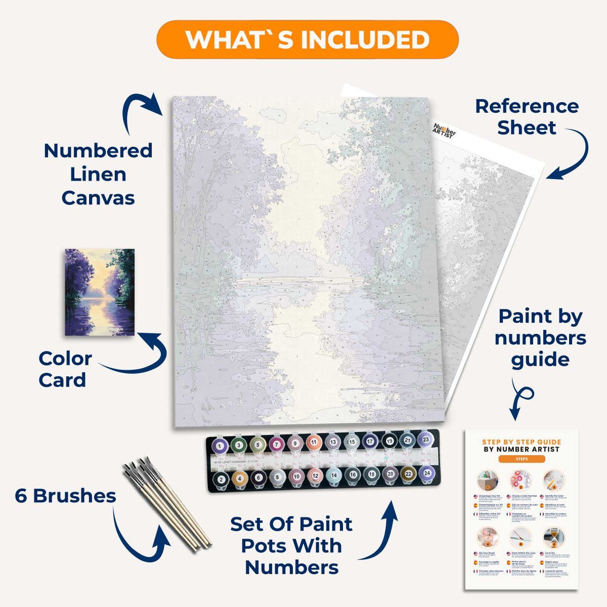 Morning on the Seine - Number Artist Paint by Numbers Kits