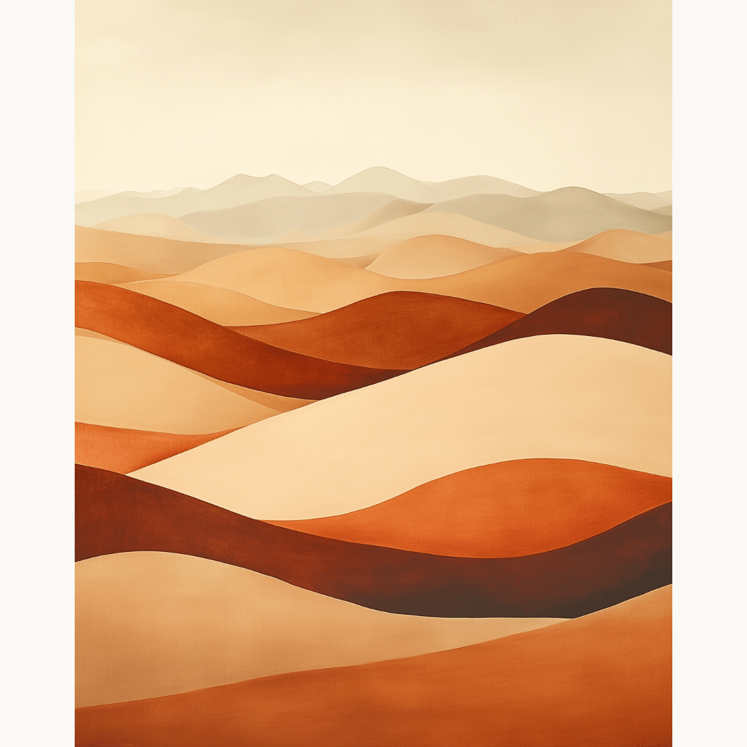 Muted Desert - Number Artist Paint by Numbers Kits