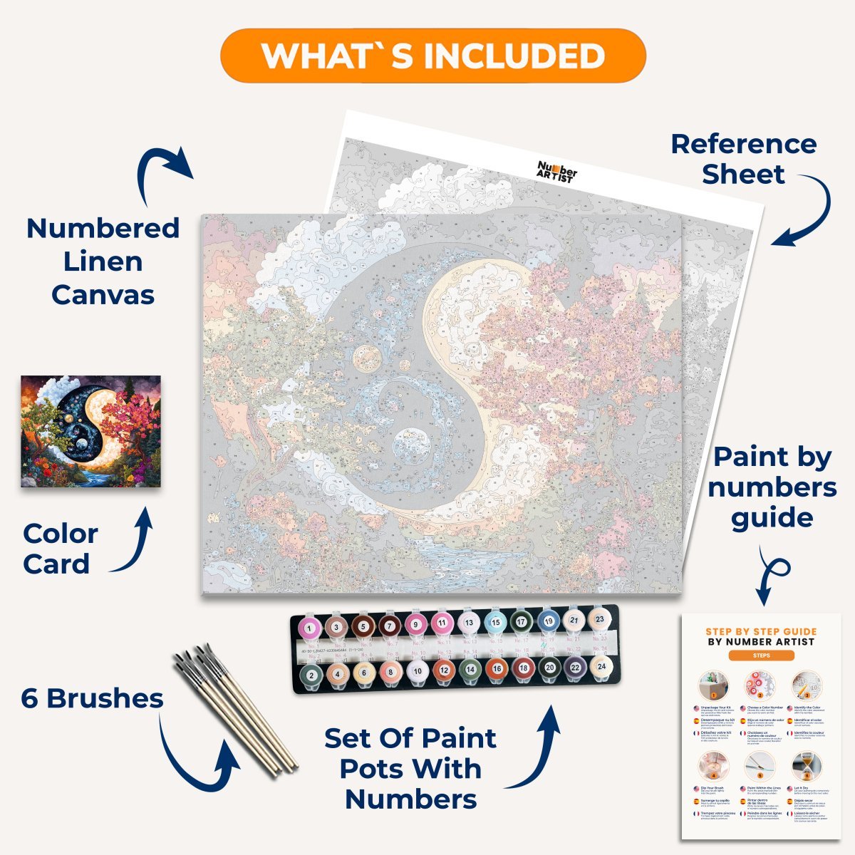 Natures Harmony - Number Artist Paint by Numbers Kits