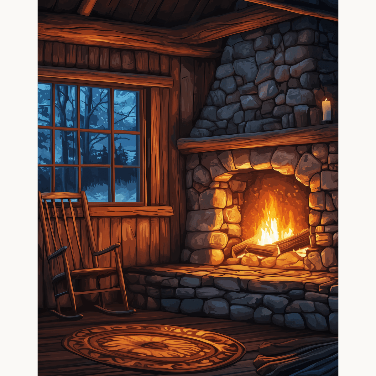Norwegian Wood - Number Artist Paint by Numbers Kits