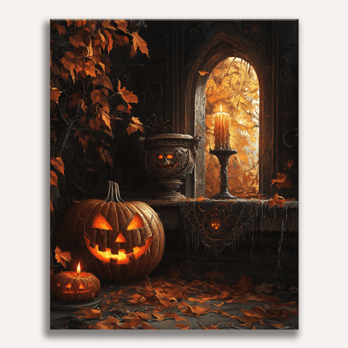 Notorious Pumpkin - Number Artist Paint by Numbers Kits