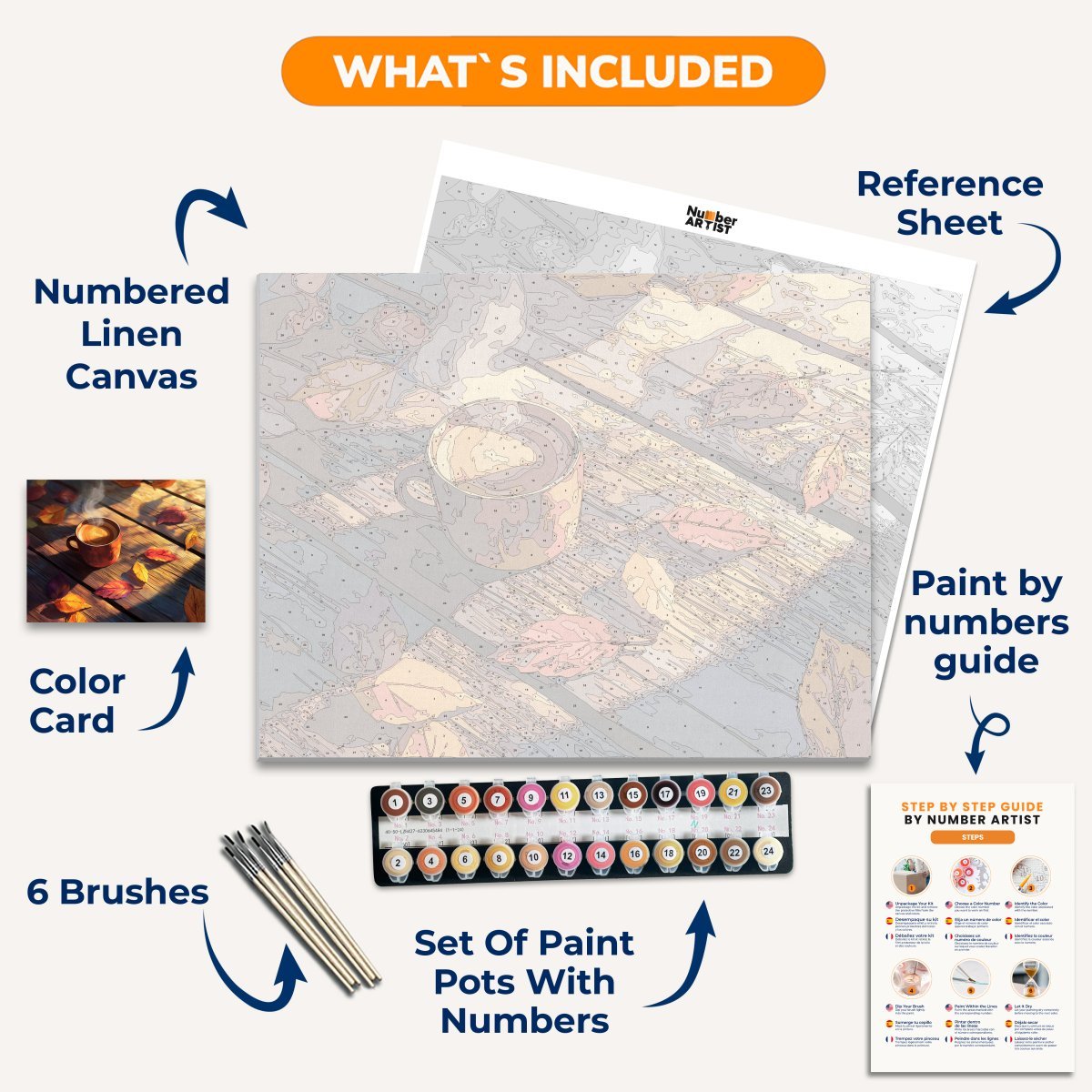 One Autumn Morning - Number Artist Paint by Numbers Kits