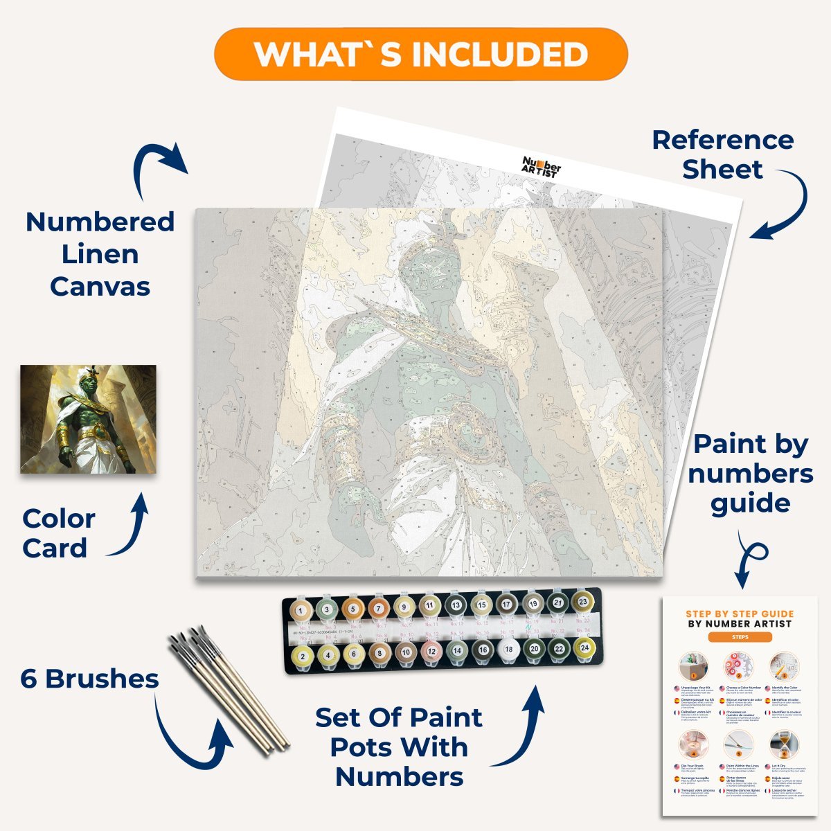 Osiris the Resurrected - Number Artist Paint by Numbers Kits