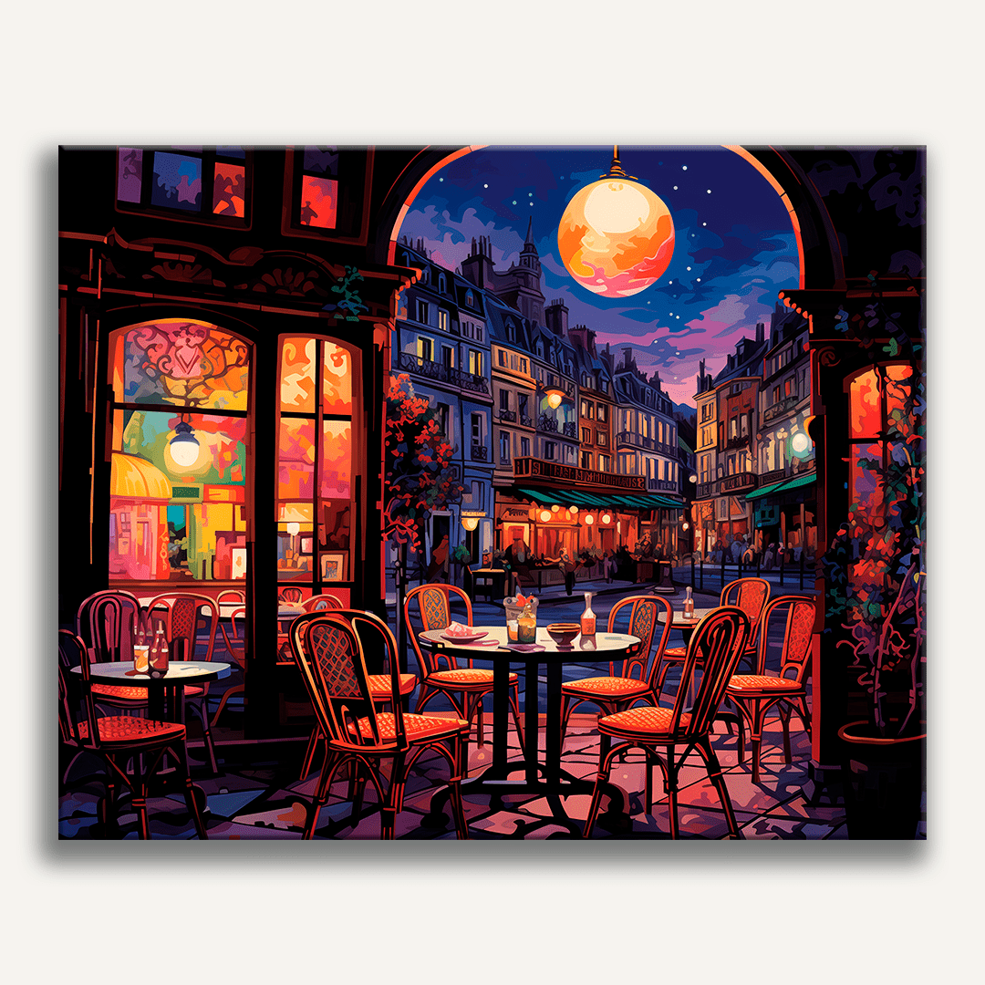 Parisian Moonlight Serenade - Number Artist Paint By Numbers Kits