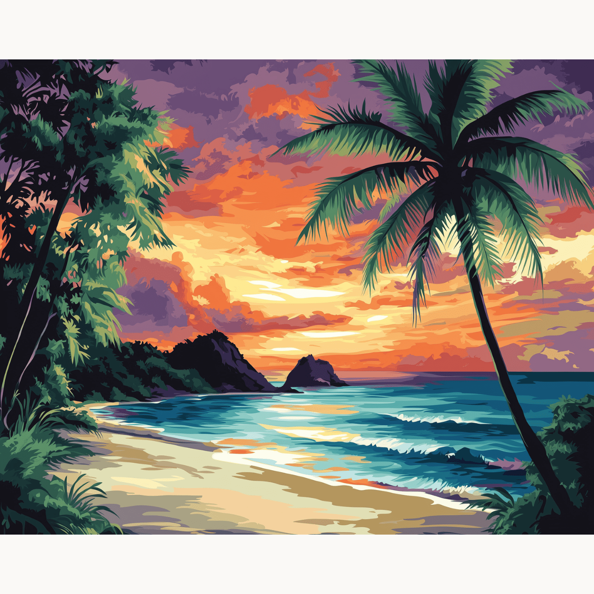 Passionate Coastal Sky
