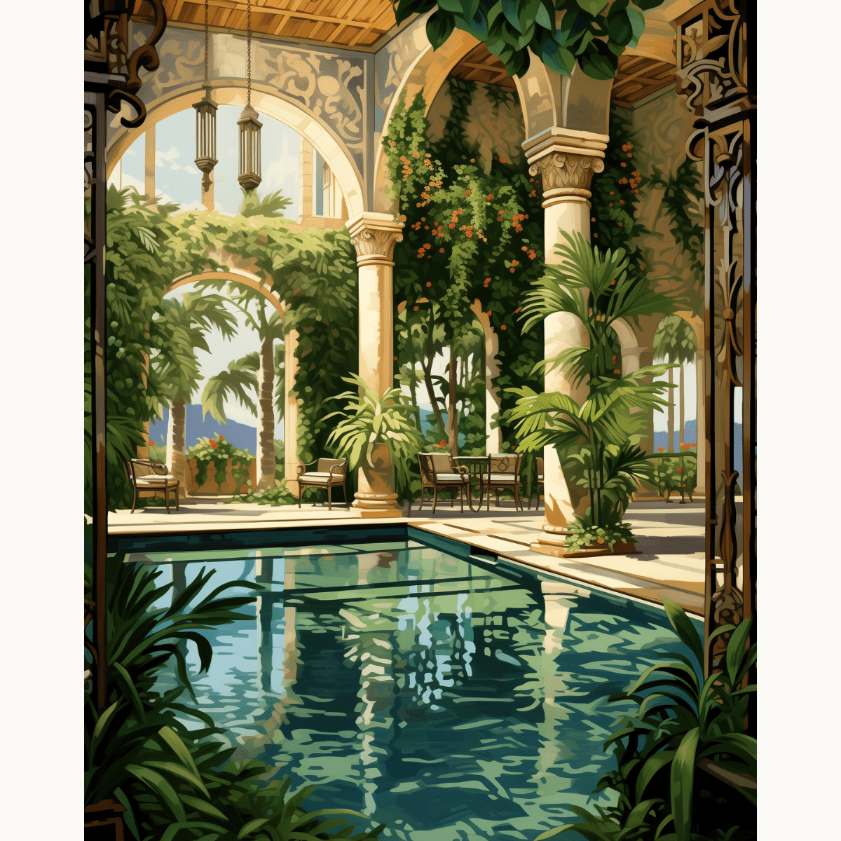 Poolside Flora