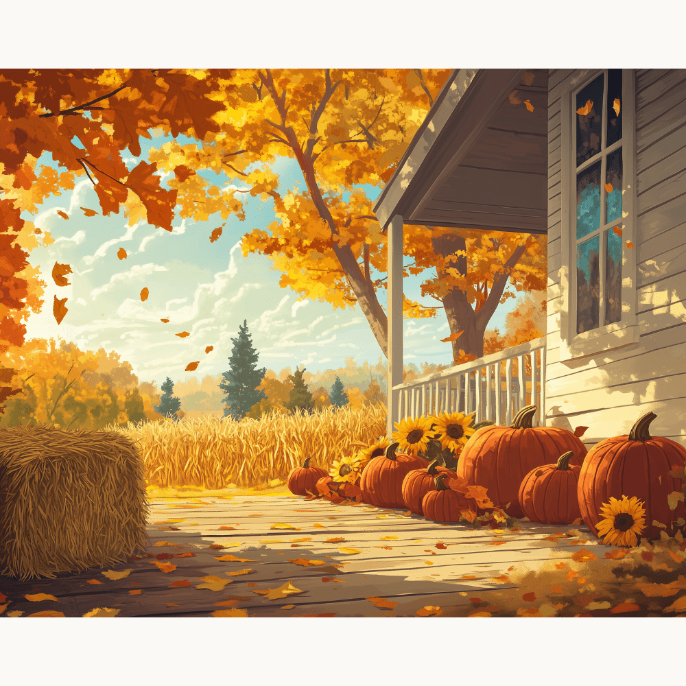 Ready for Fall - Number Artist Paint by Numbers Kits