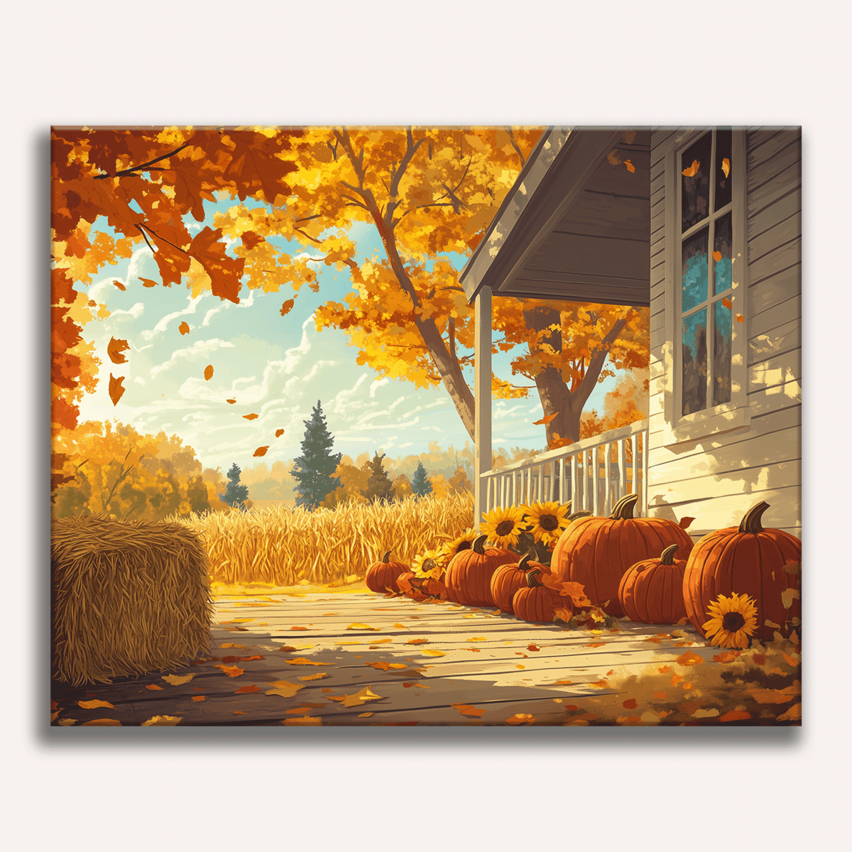 Ready for Fall Paint by Numbers Kit