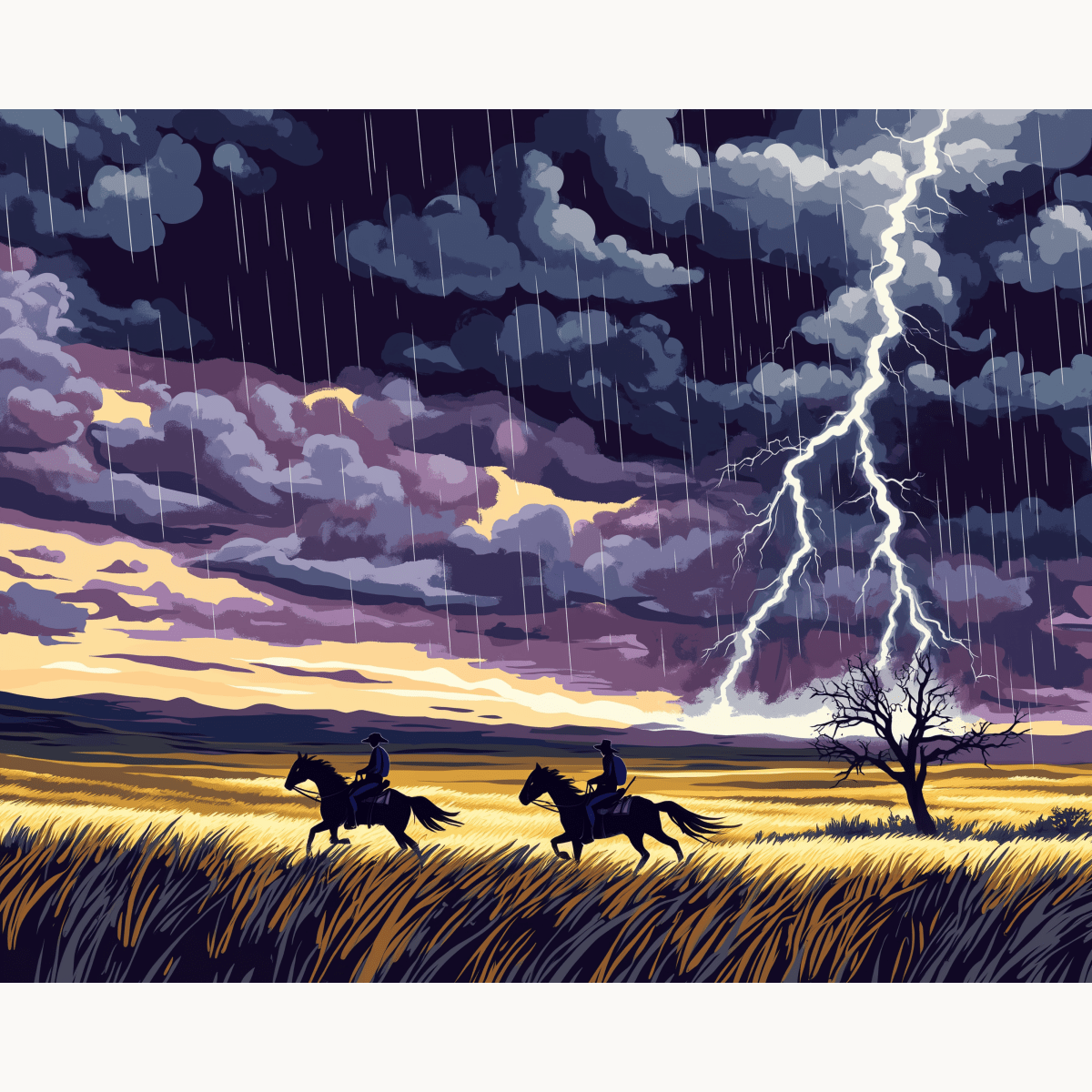 Riders on the Storm - Number Artist Paint by Numbers Kits