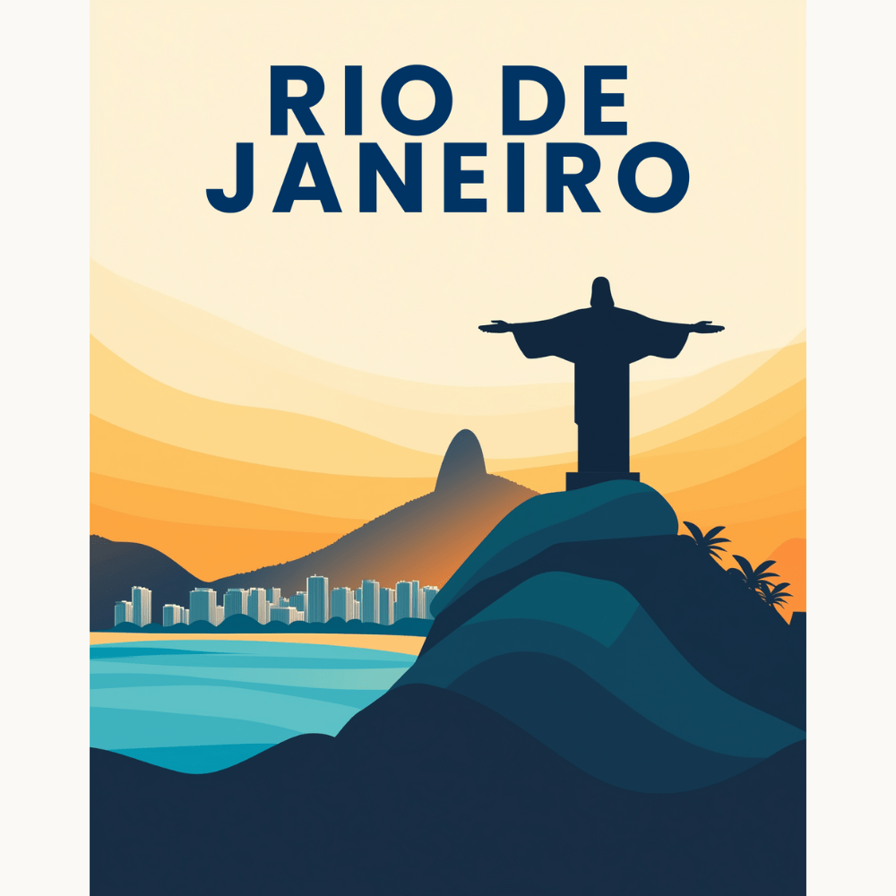 Rio de Janeiro - Number Artist Paint by Numbers Kits