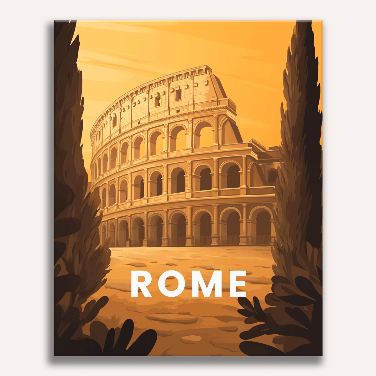 Rome - Number Artist Paint by Numbers Kits