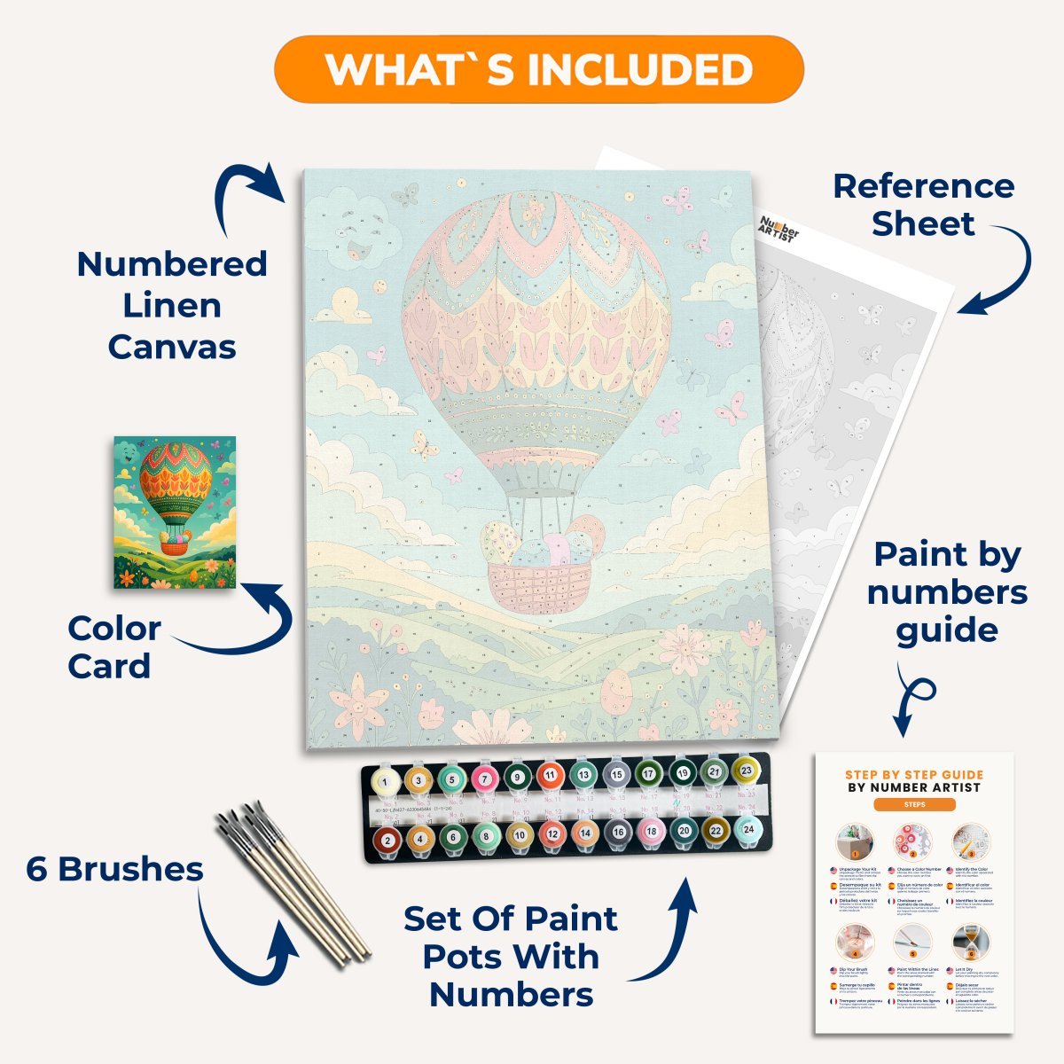 Sky Easter - Number Artist Paint by Numbers Kits