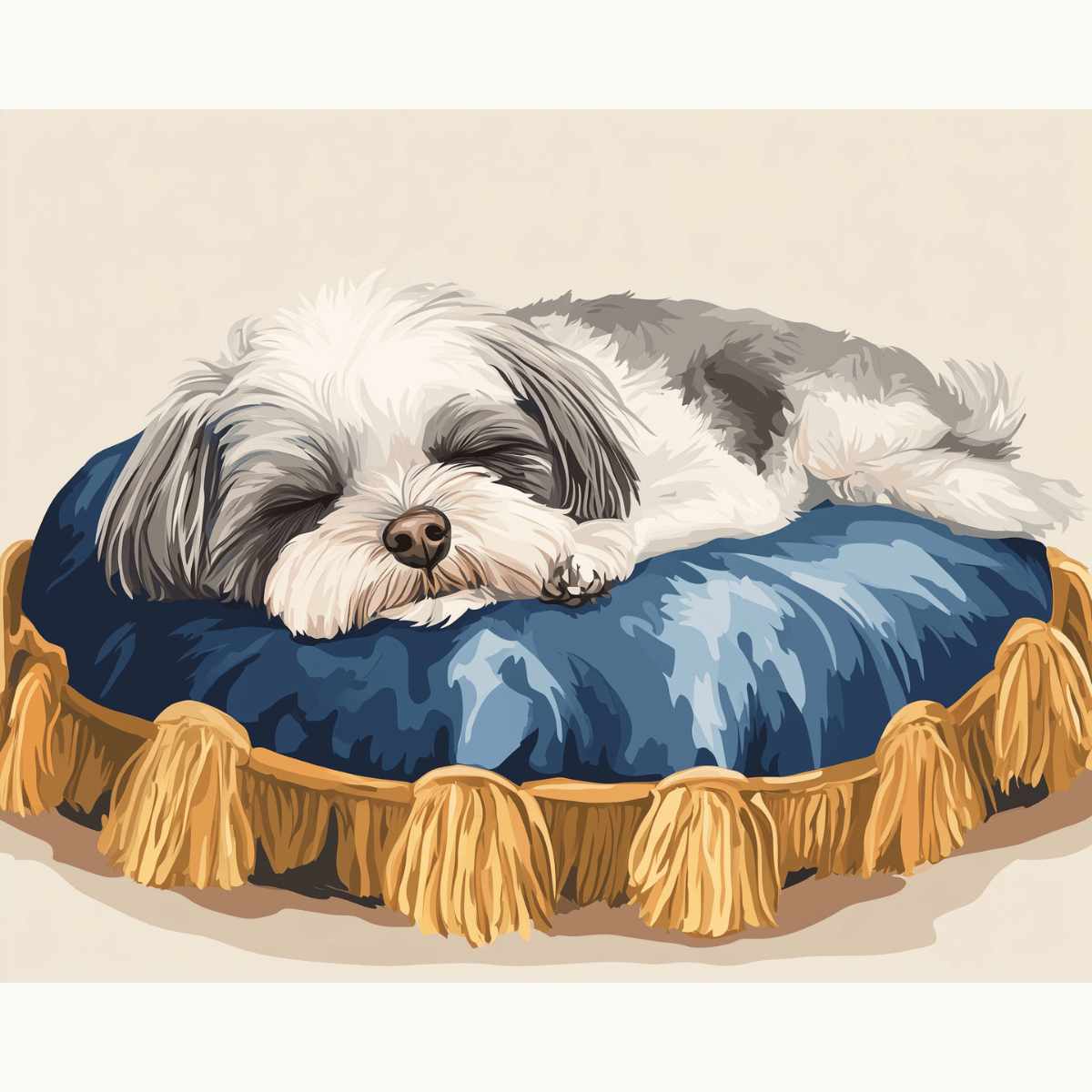 Sleepy Shih Tzu