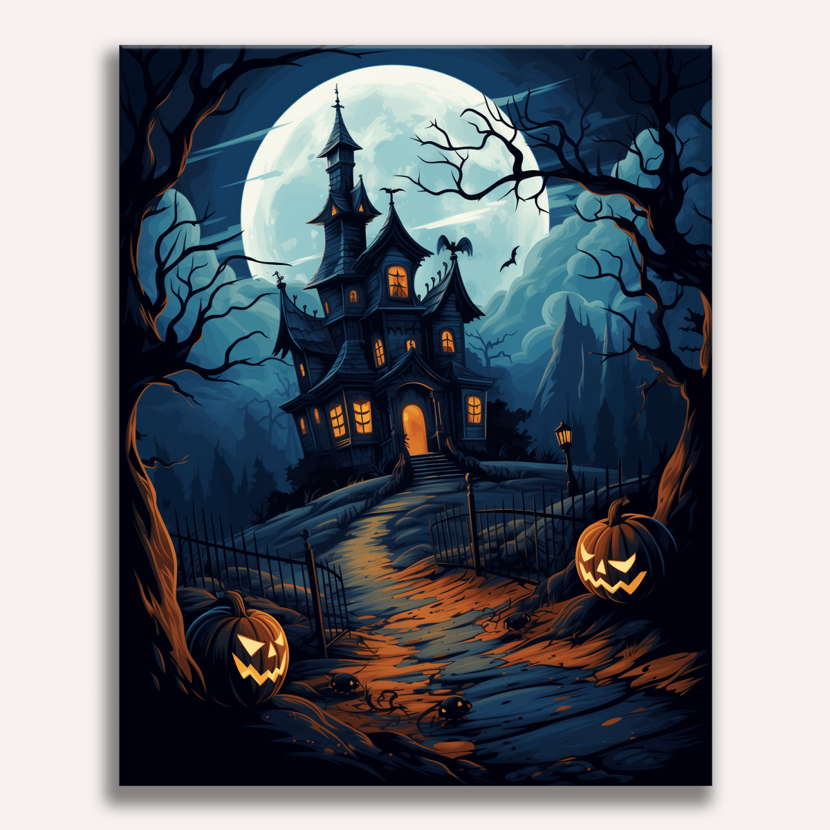 Spooky Halloween - Number Artist Paint by Numbers Kits