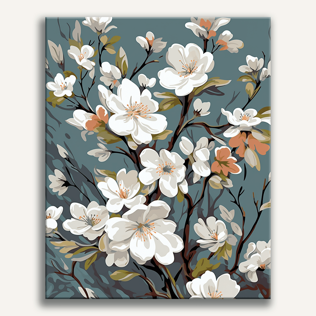 This is a poster featuring an illustration of flowers and foliage.