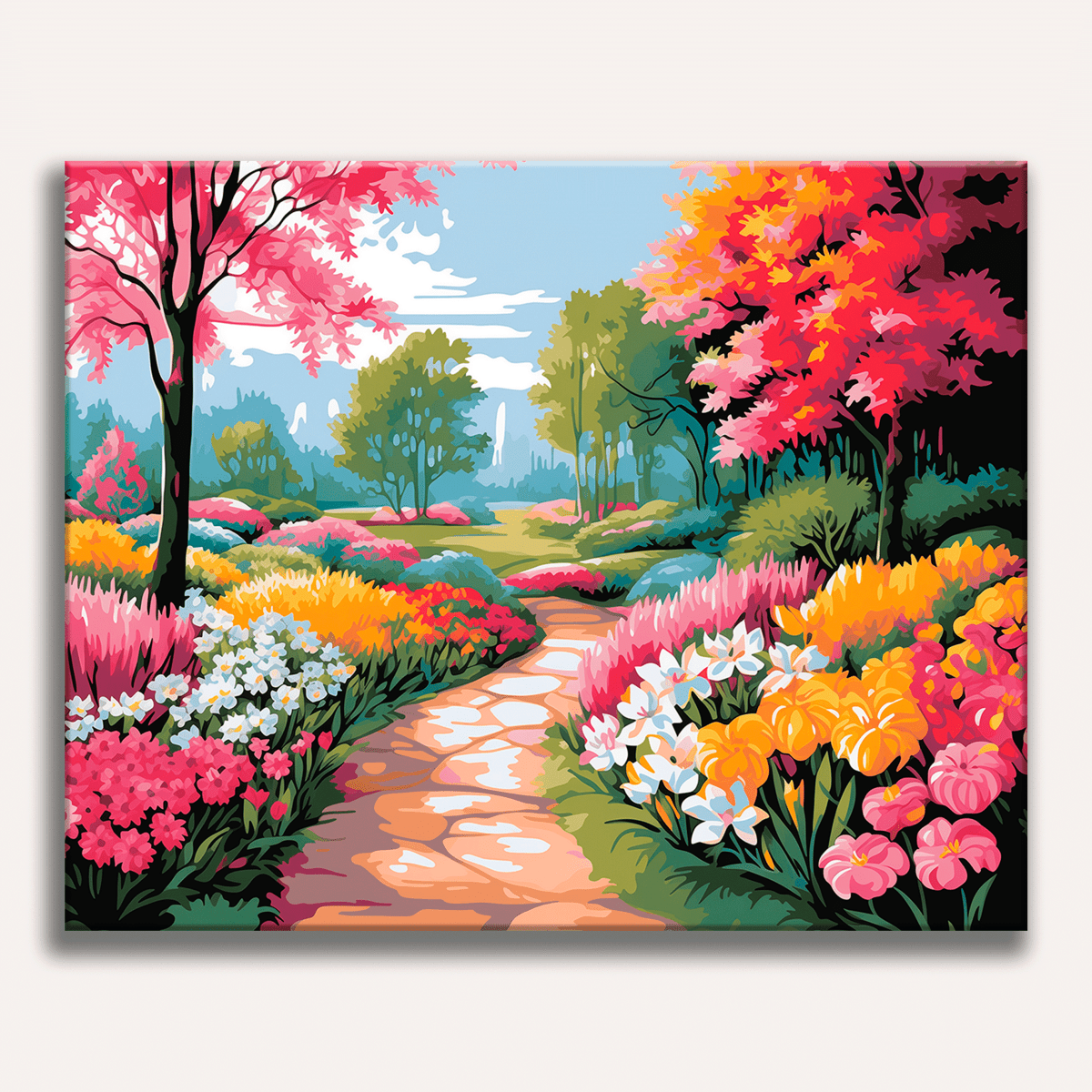 Spring Road - Number Artist Paint by Numbers Kits