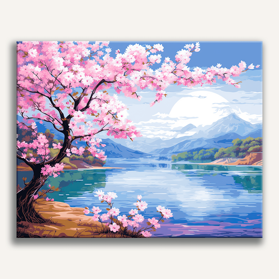 The image presents a tranquil scene of nature.