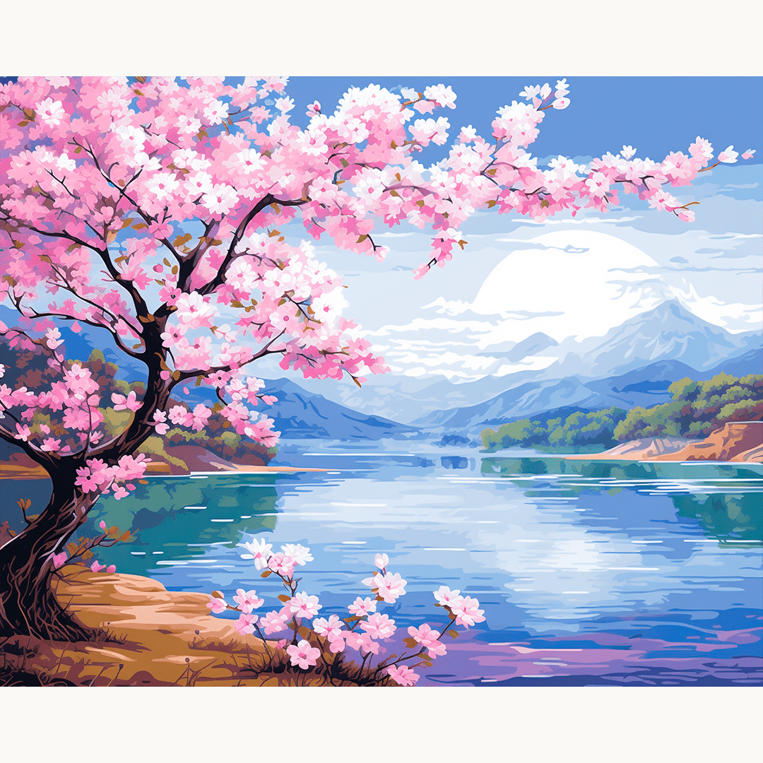 The image presents a tranquil scene of nature.