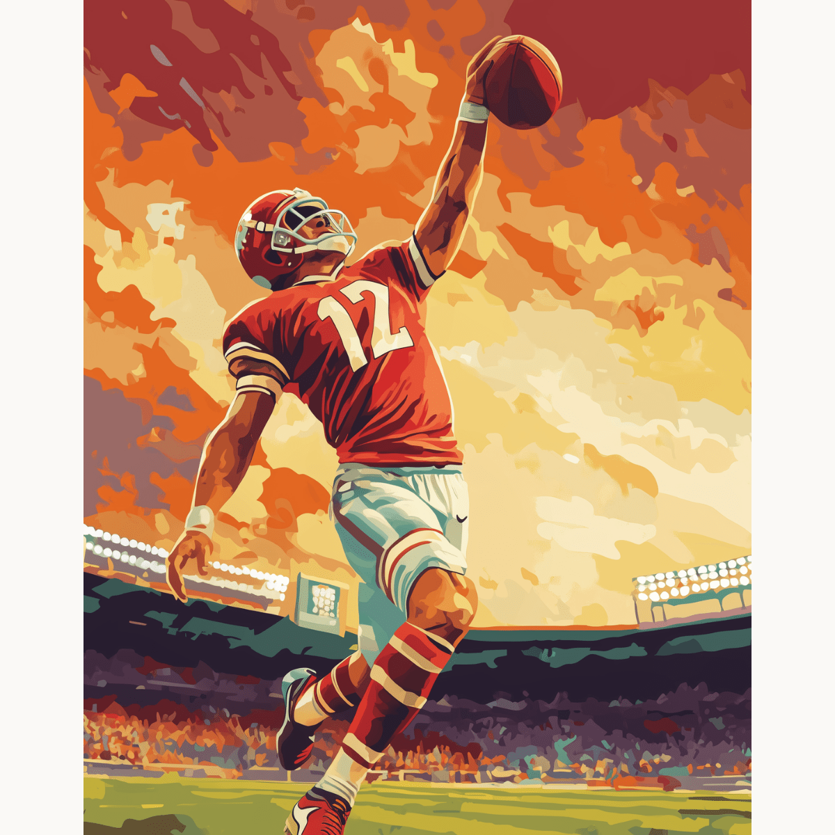 Sudden Interception - Number Artist Paint by Numbers Kits