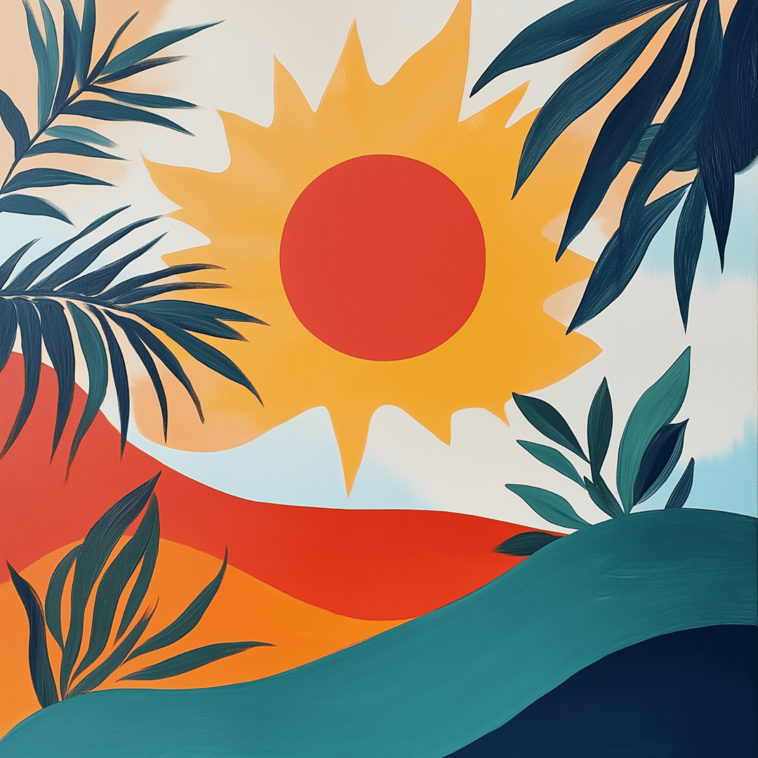 Sunny Days - Number Artist Paint by Numbers Kits