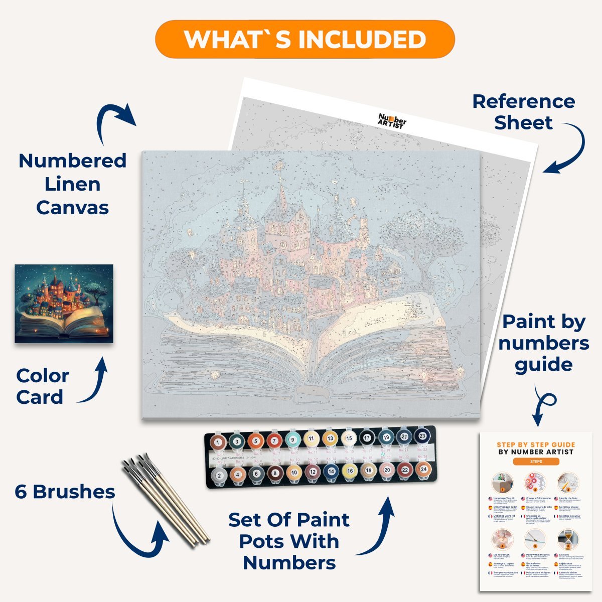Town Tales - Number Artist Diamond Painting Kits