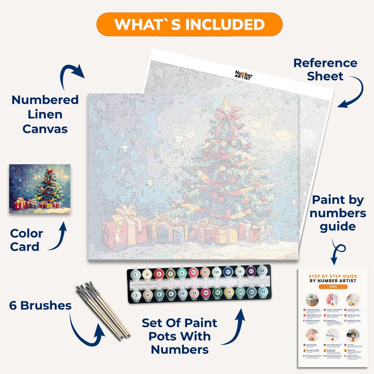 Tree of Surprises - Number Artist Paint by Numbers Kits