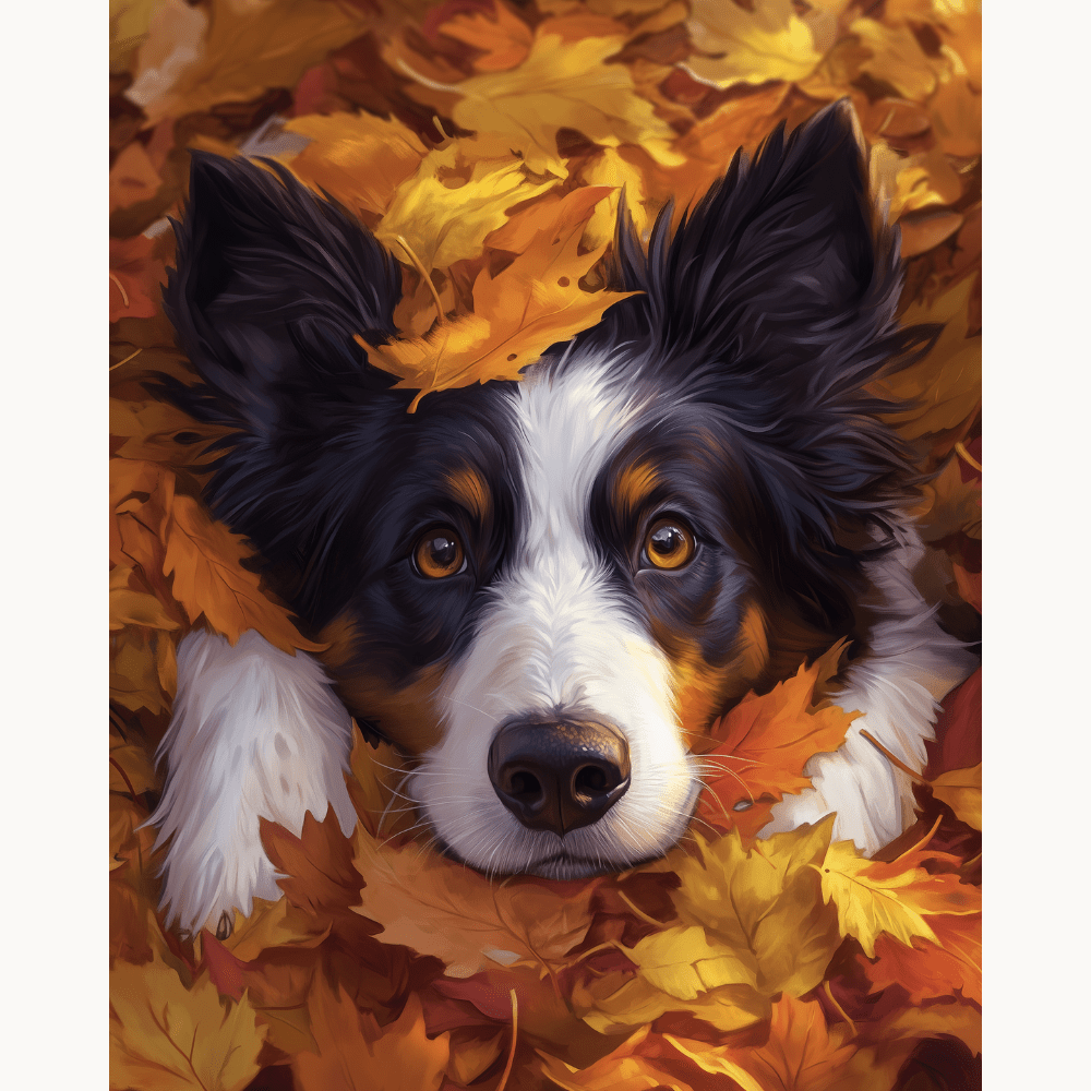 Tucked in Autumn Blanket - Number Artist Paint by Numbers Kits