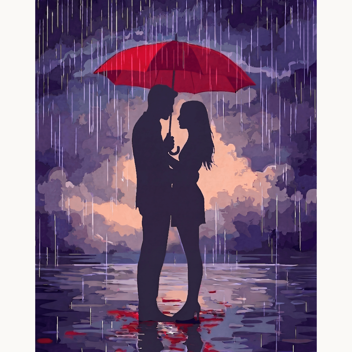 Umbrella - Number Artist Paint by Numbers Kits
