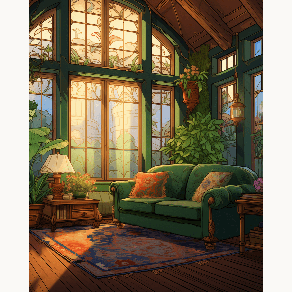 Verdant Living Room
