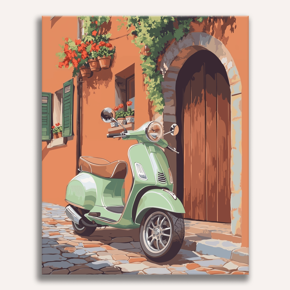 Vespa Life - Number Artist Paint by Numbers Kits