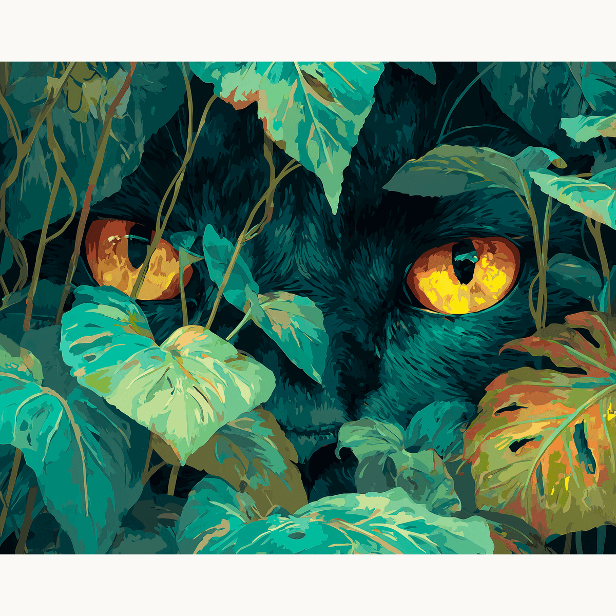Welcome to The Jungle - Number Artist Paint by Numbers Kits