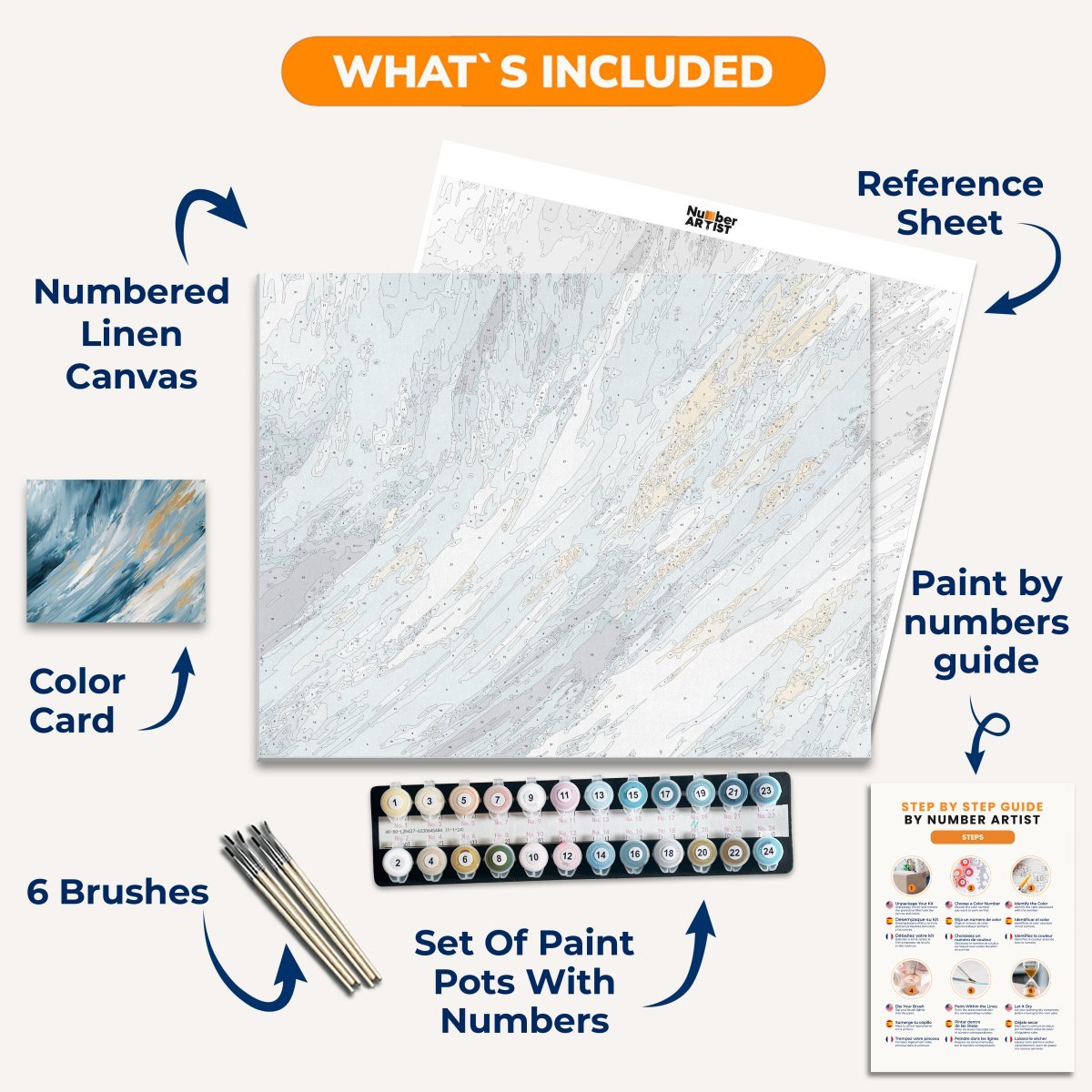 Windswept Dreams - Number Artist Paint by Numbers Kits