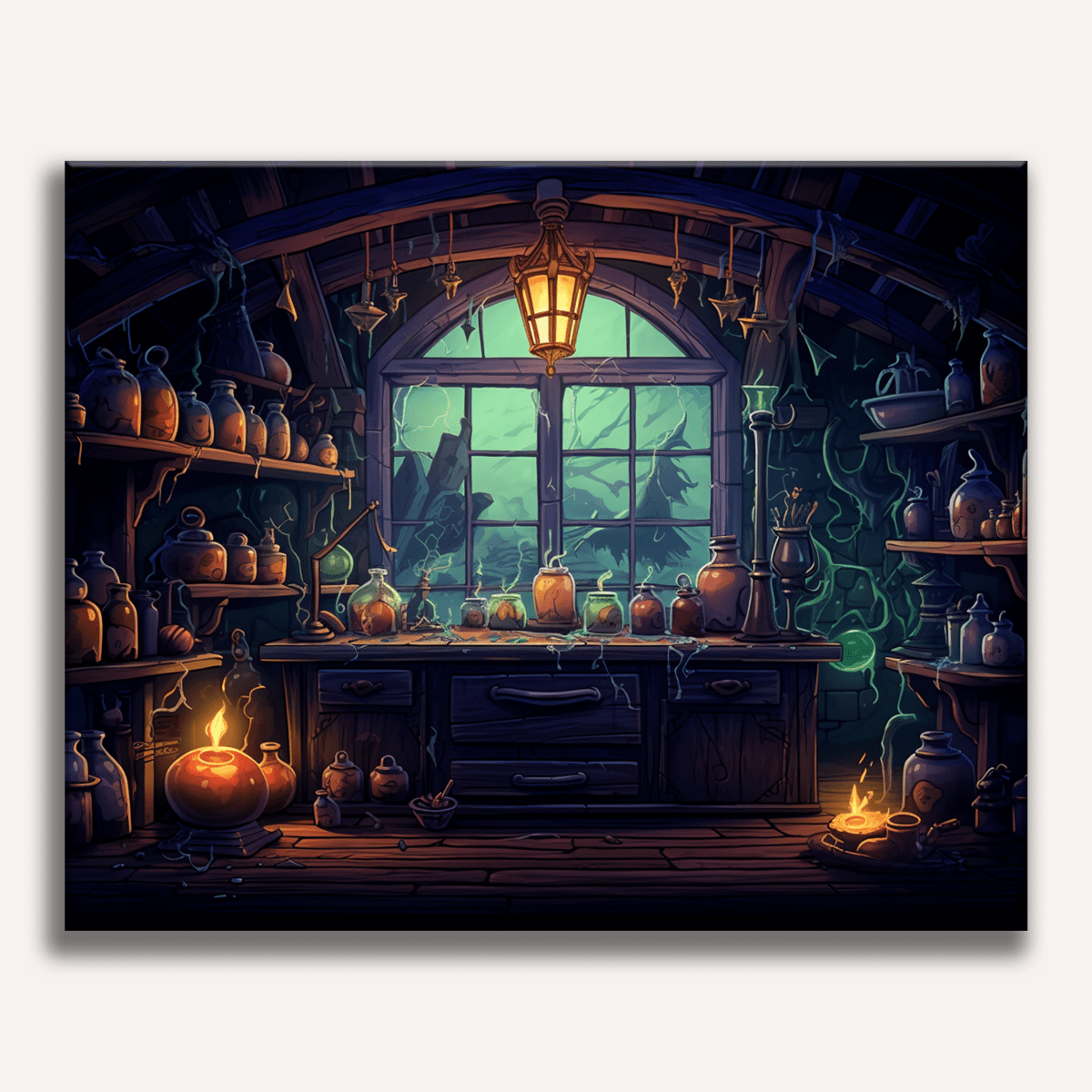 Witch's Lab Paint by Numbers Kit