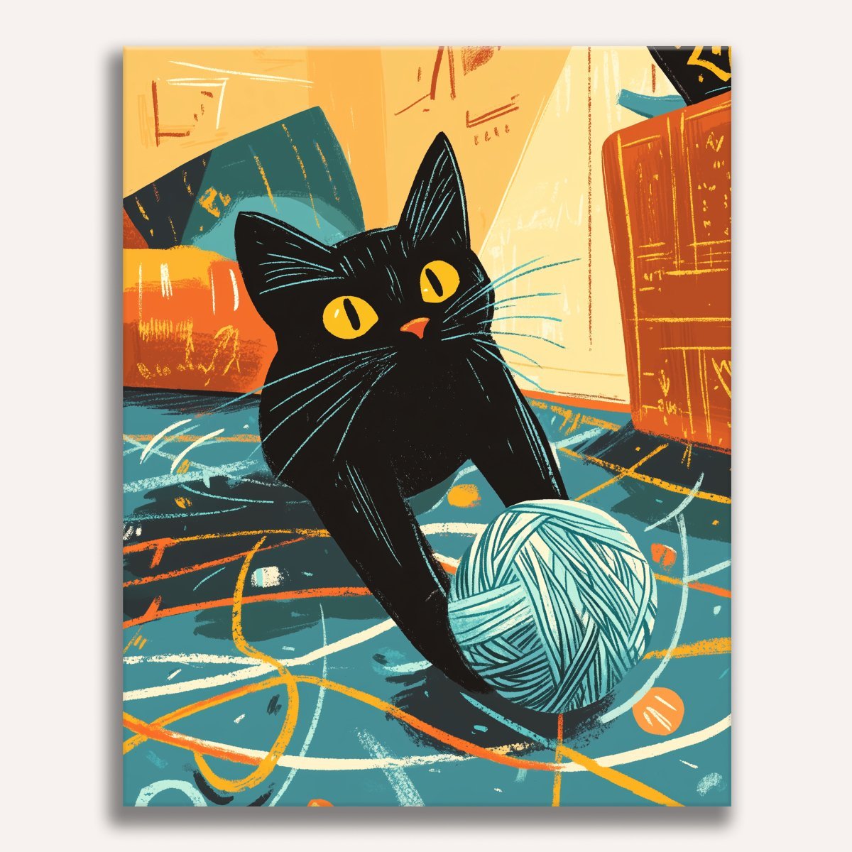 Yarn Catcher - Number Artist Paint by Numbers Kits