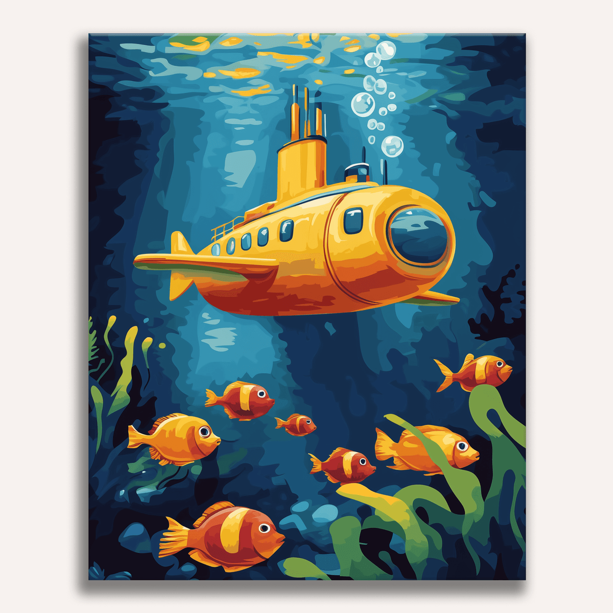 Yellow Submarine - Number Artist Paint by Numbers Kits