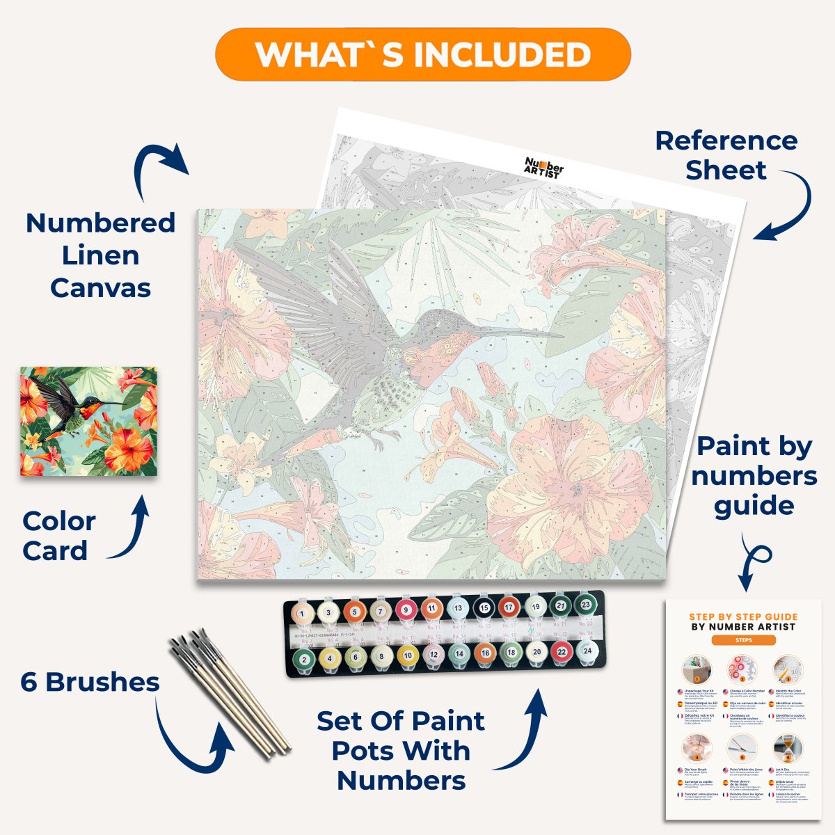 This is a square format illustration featuring a tropical scene.