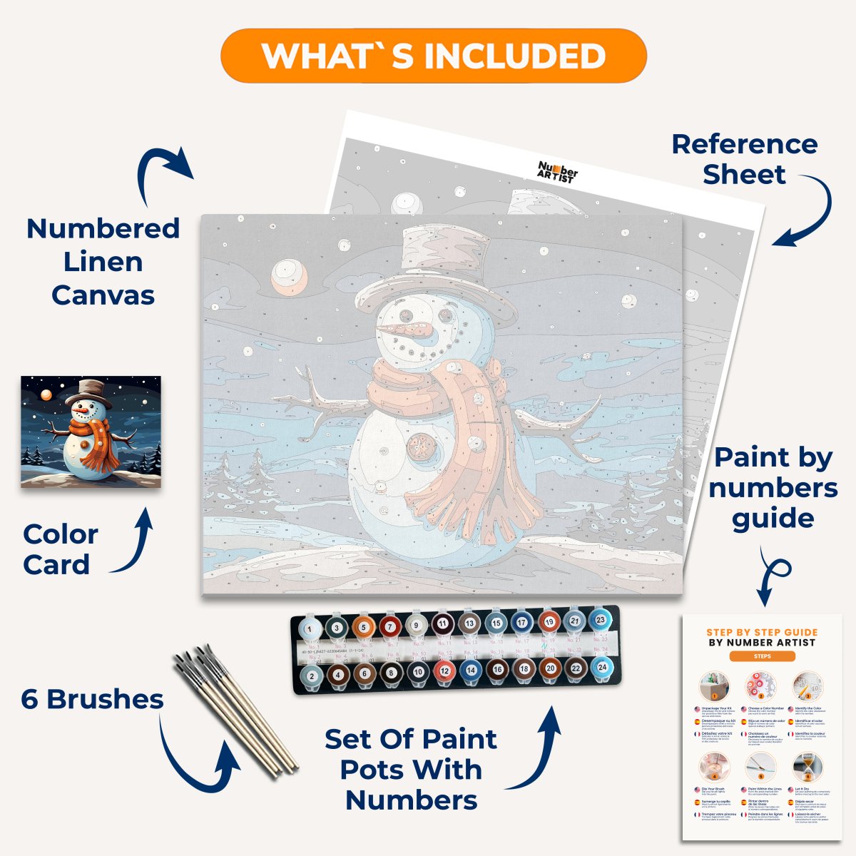 Midnight Frost - Number Artist Paint By Numbers Kits