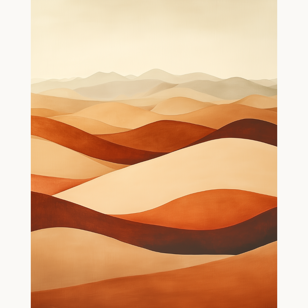 Muted Desert - Number Artist Paint By Numbers Kits