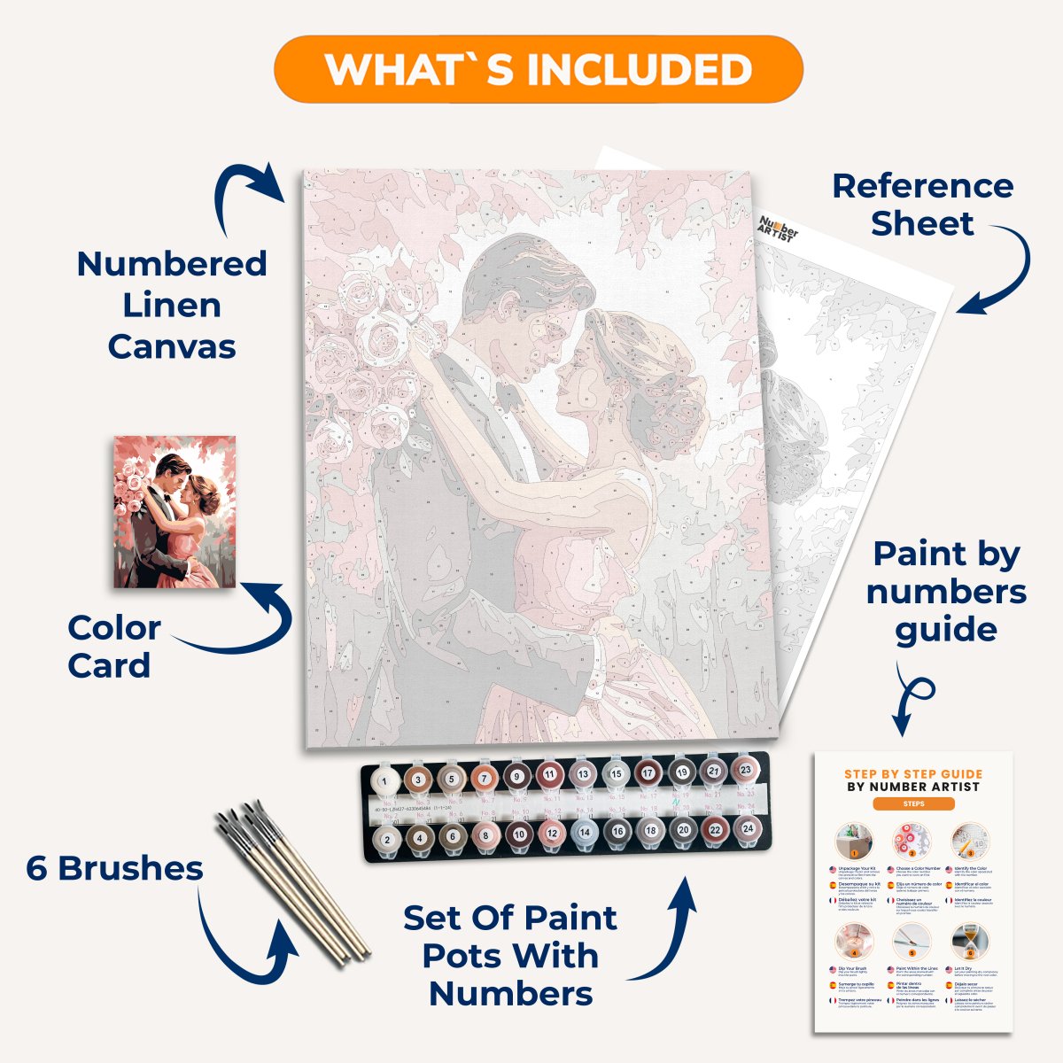 Romantic Tandem - Number Artist Paint By Numbers Kits