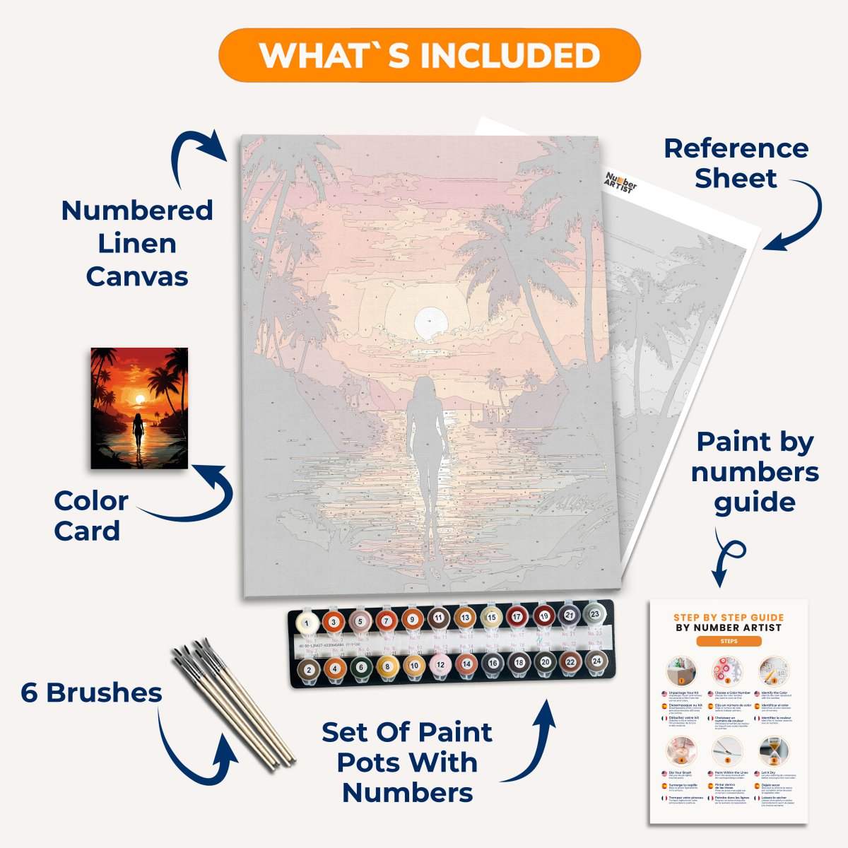 Sunset Bay - Number Artist Paint By Numbers Kits