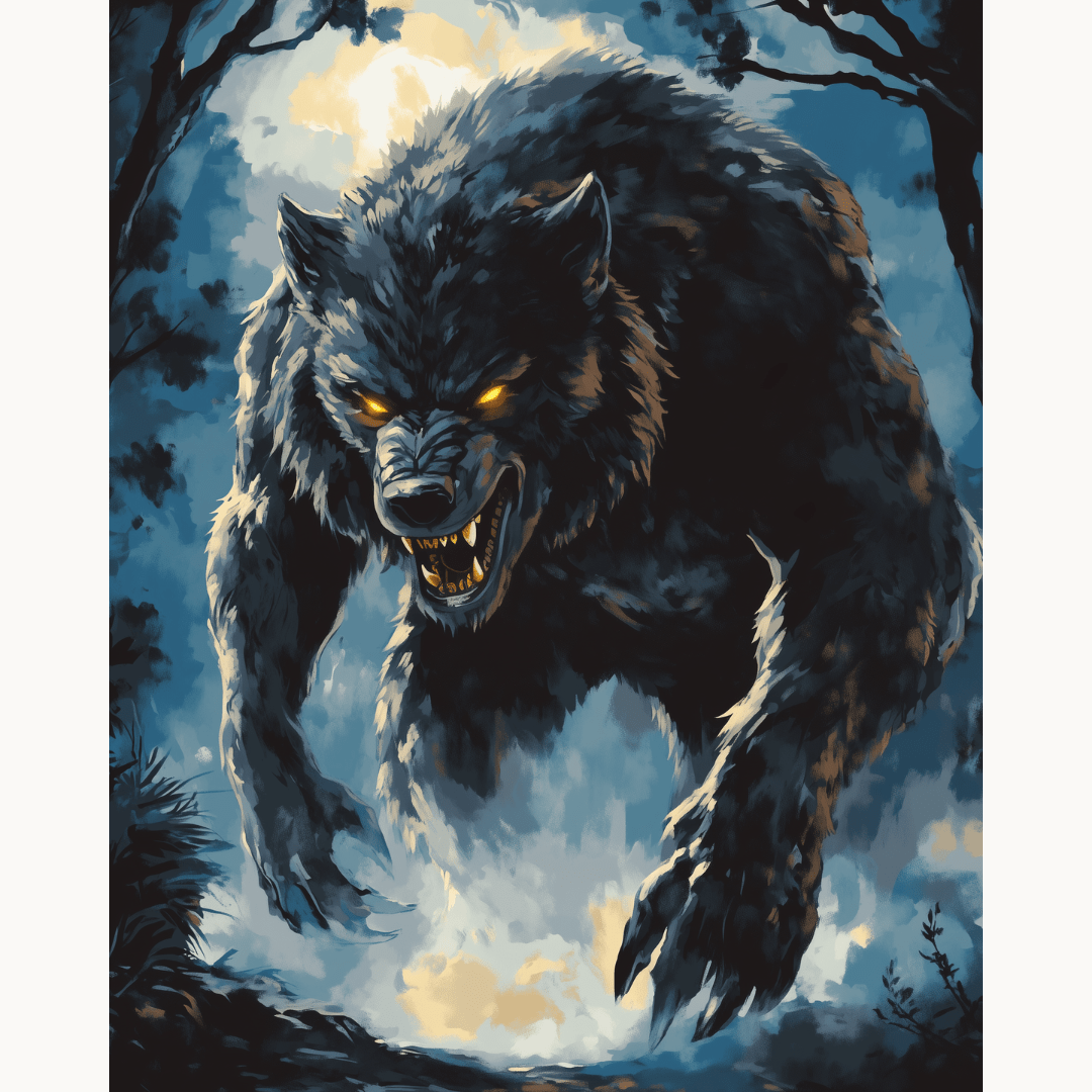 Werewolf Awakens - Number Artist Paint By Numbers Kits