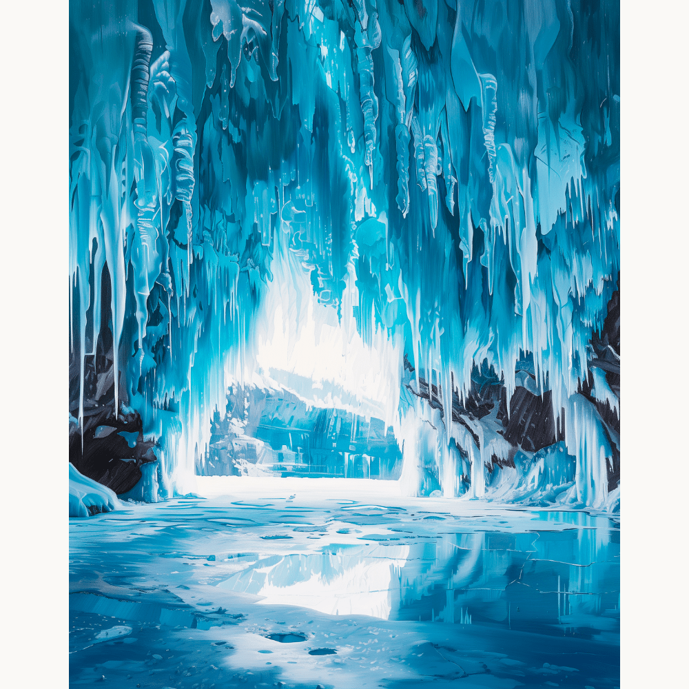 Ice Lair - Number Artist Paint By Numbers Kits