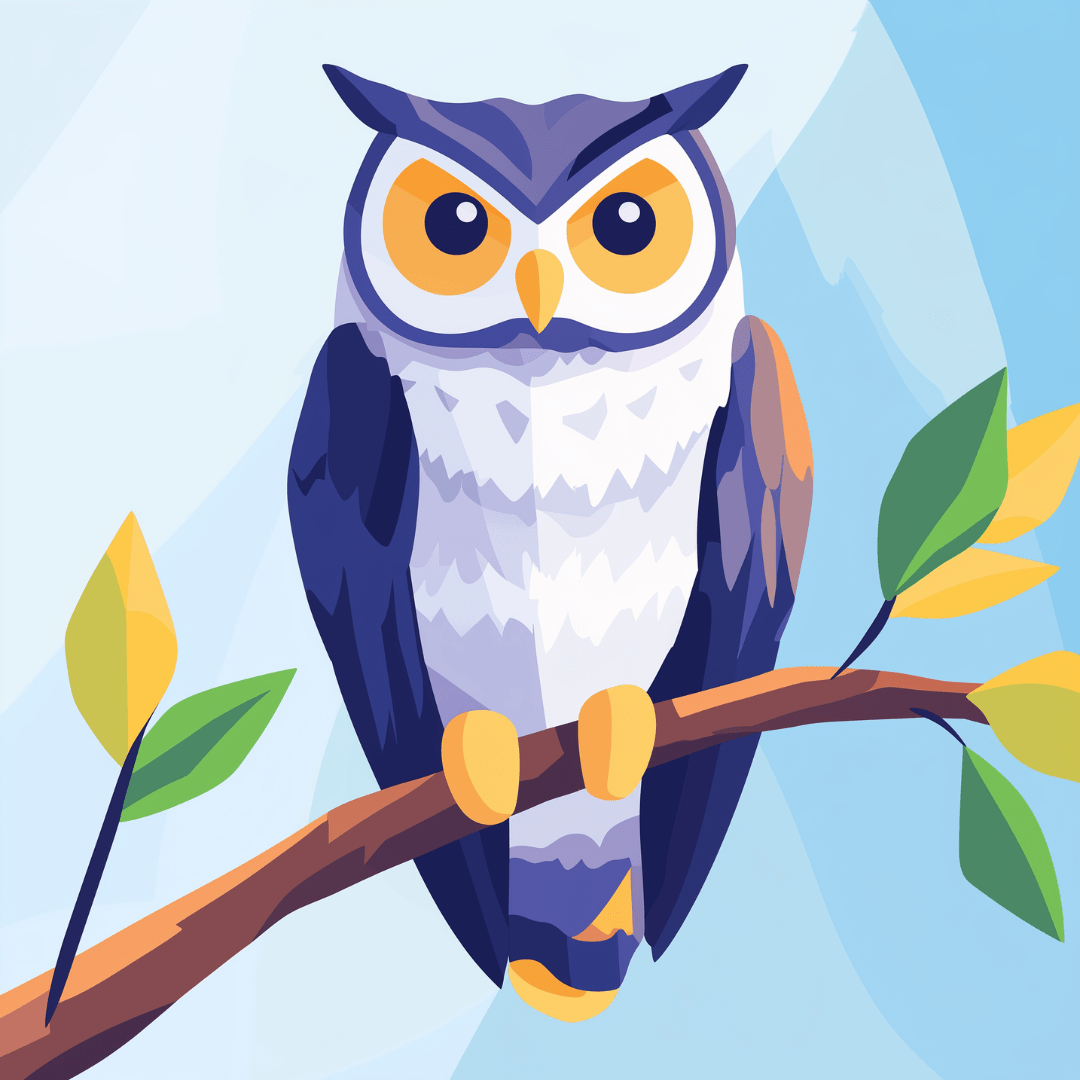 Perched Owl