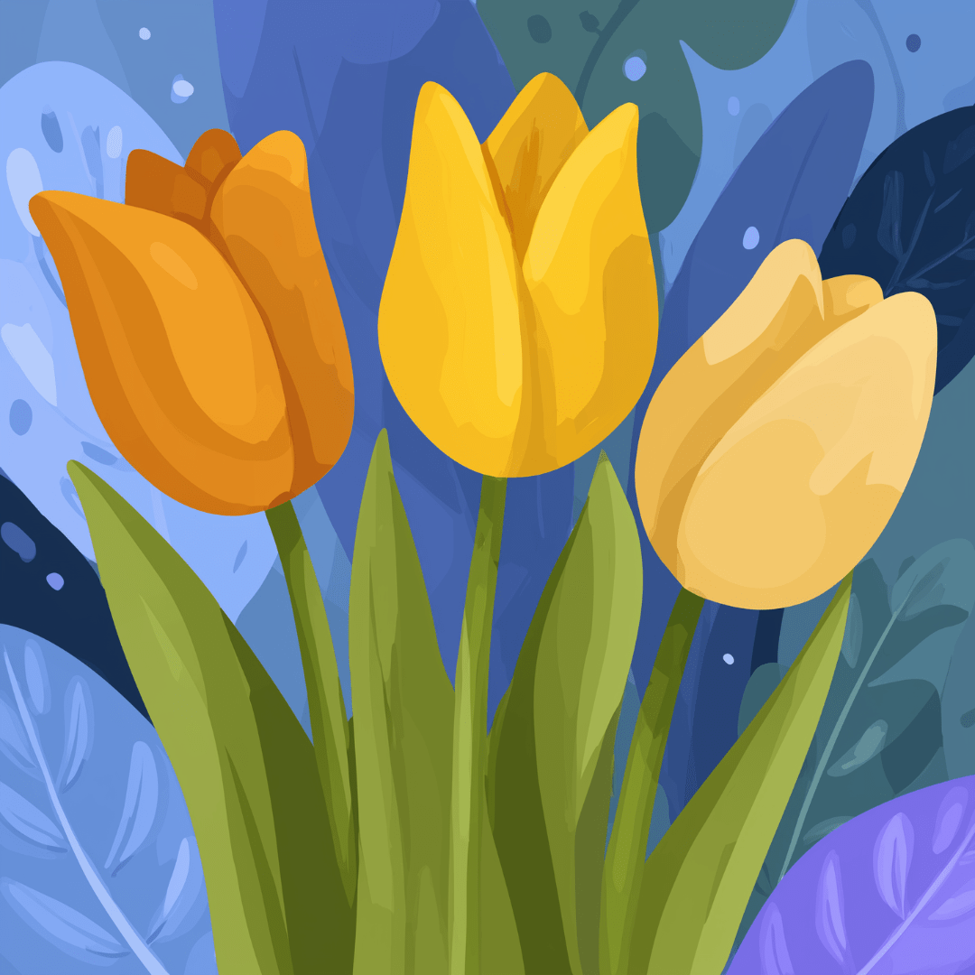 Three Tulips