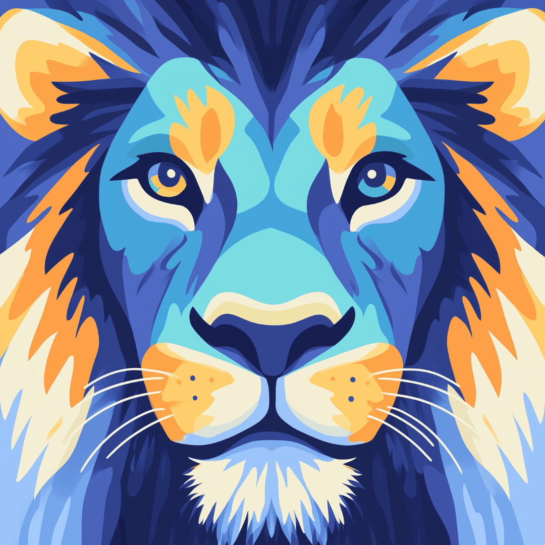 Abstract Lion