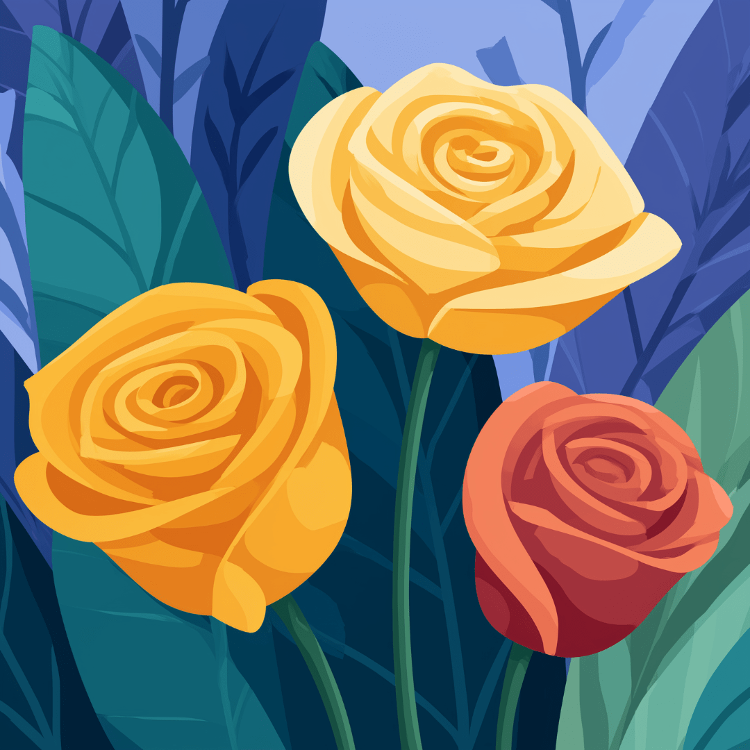 Colorful Roses