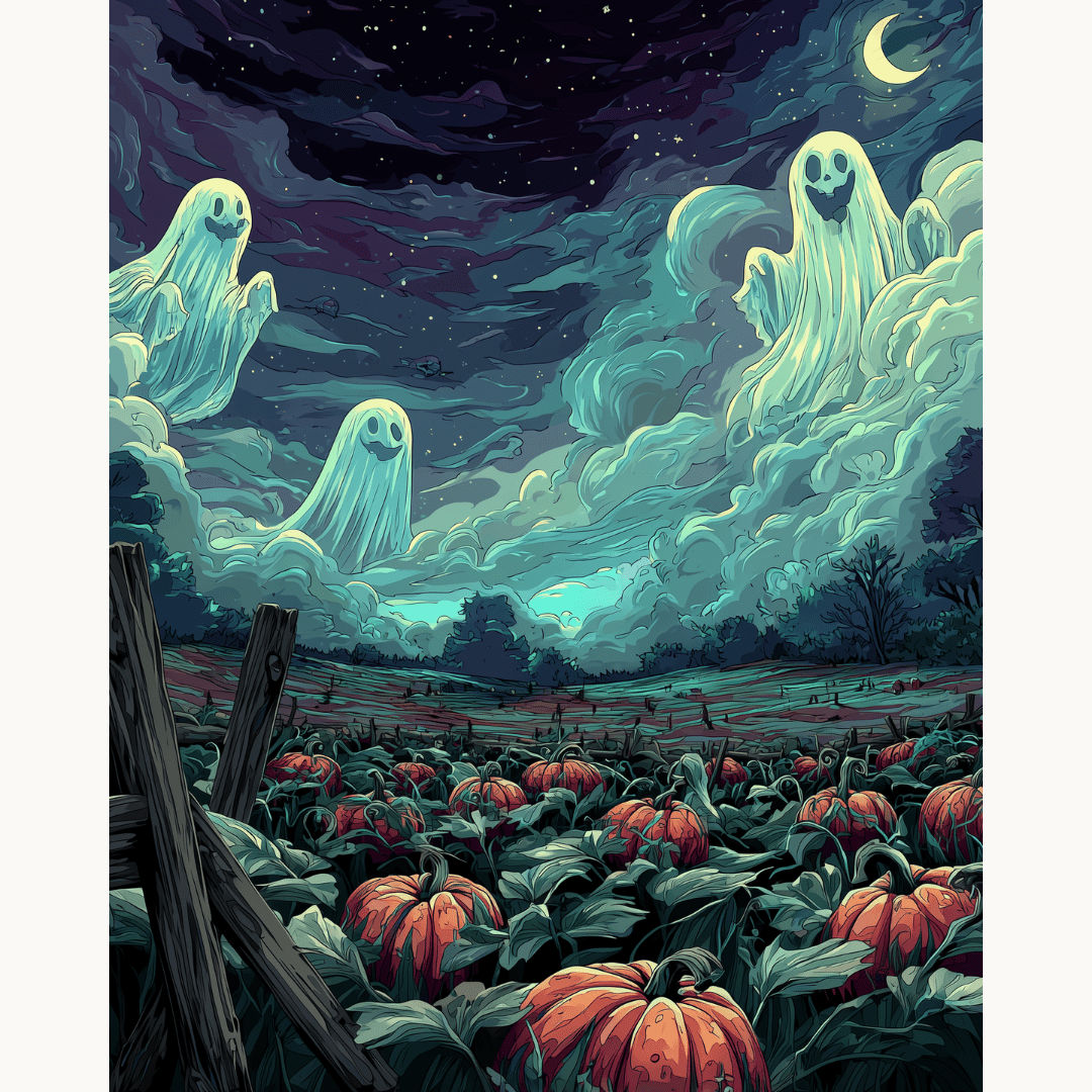 Ghostly Pumpkin Fields