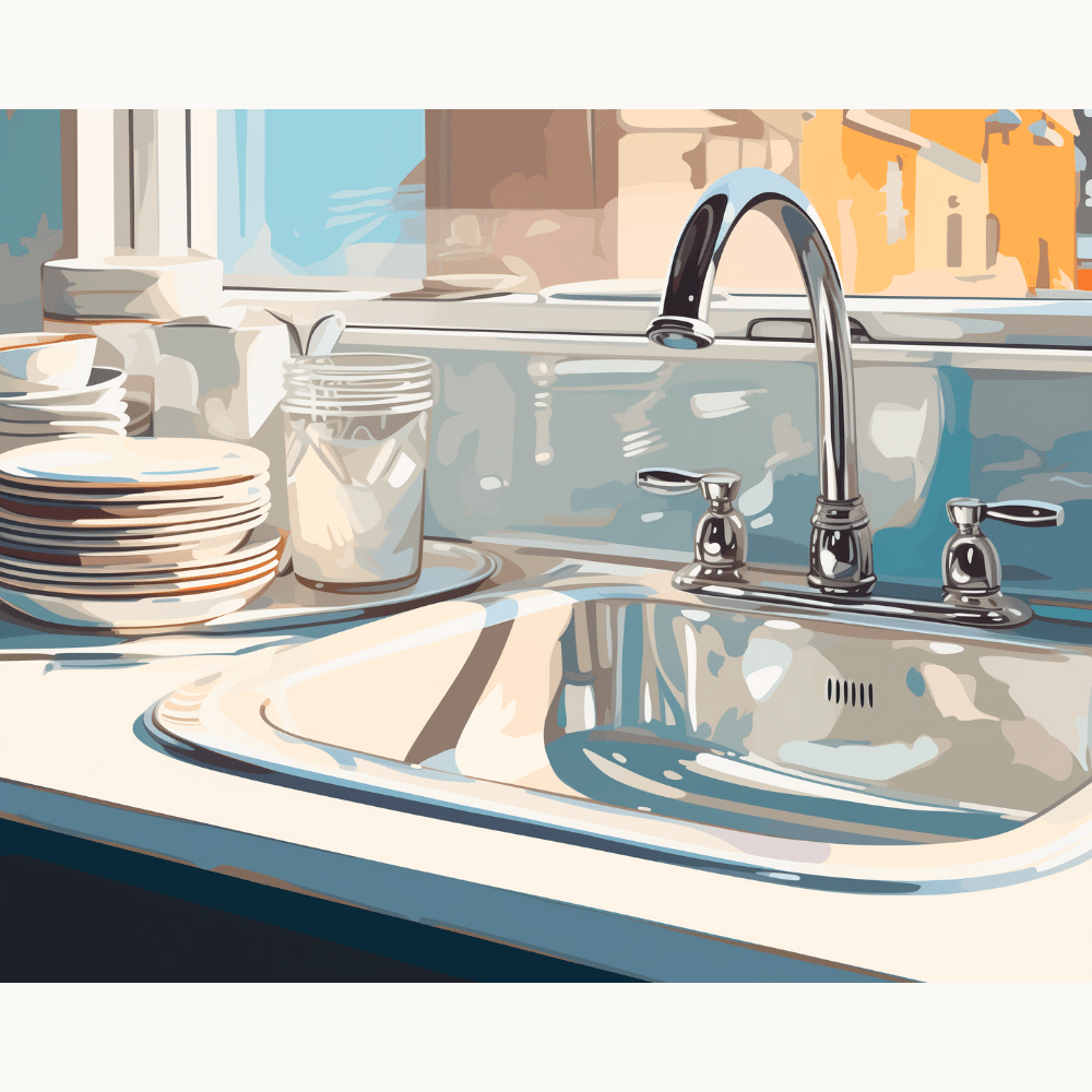 Shiny Sink - Number Artist Paint By Numbers Kits