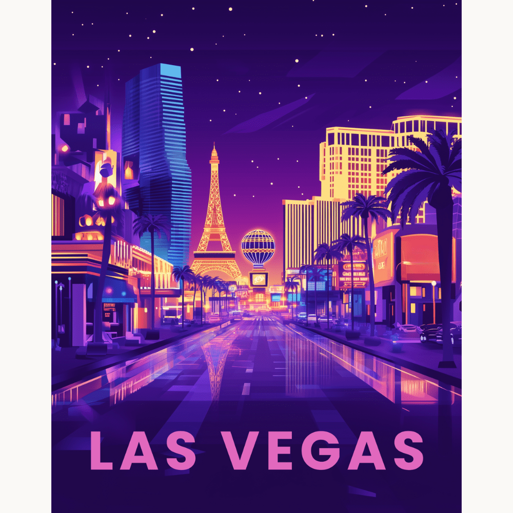 Las Vegas - Number Artist Paint By Numbers Kits